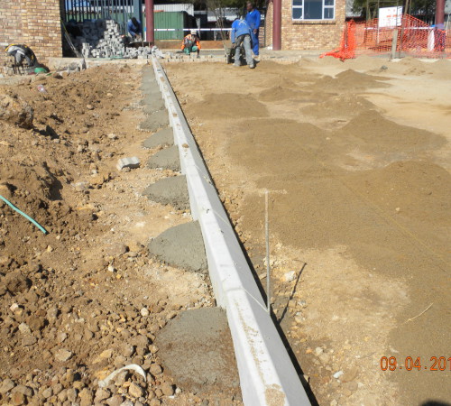 Installing Kerbs